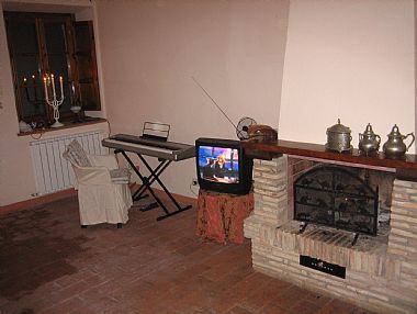 Stue med ildsted - the house - Casa Carolina