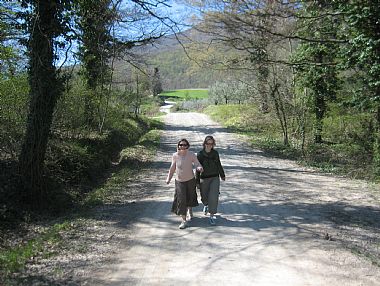 På vandretur ned ad Monte Cetona - cetona - Casa Carolina