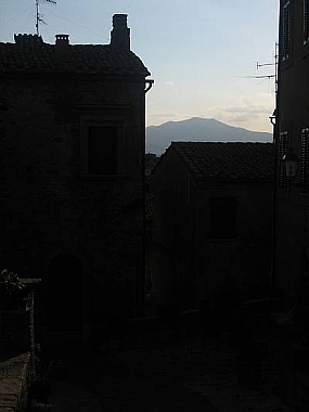 Monte Amiata set fra San Casciano Dei Bagno - Bjerge, varme kilder mm. - Casa Carolina